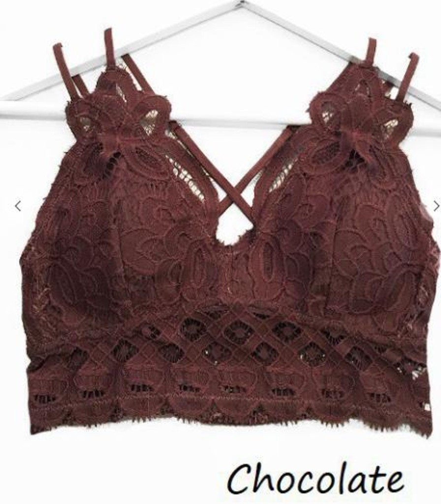 Clothing Anemone Bralettes | Bralette - Chocolate