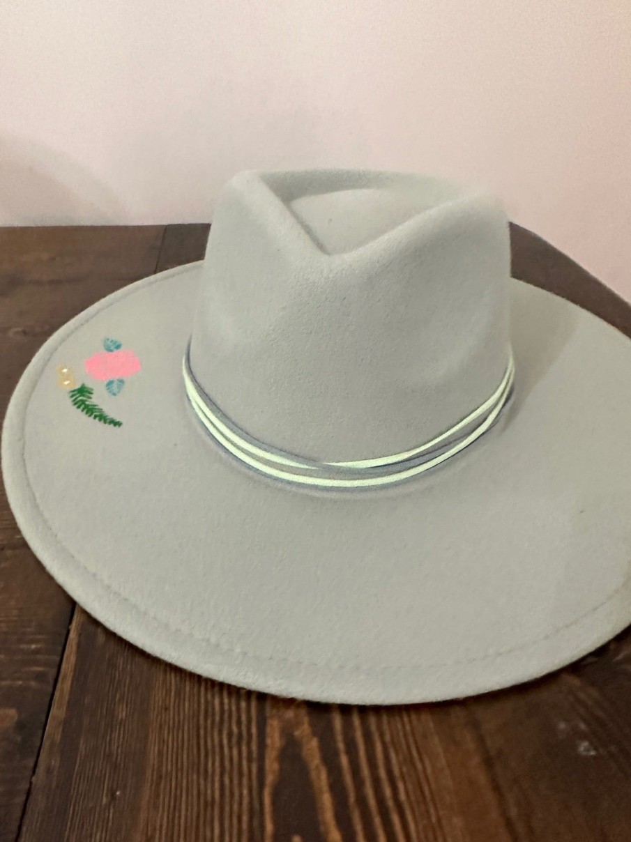 Clothing The Teal Antler™ | Custom Hat - Sage Flower