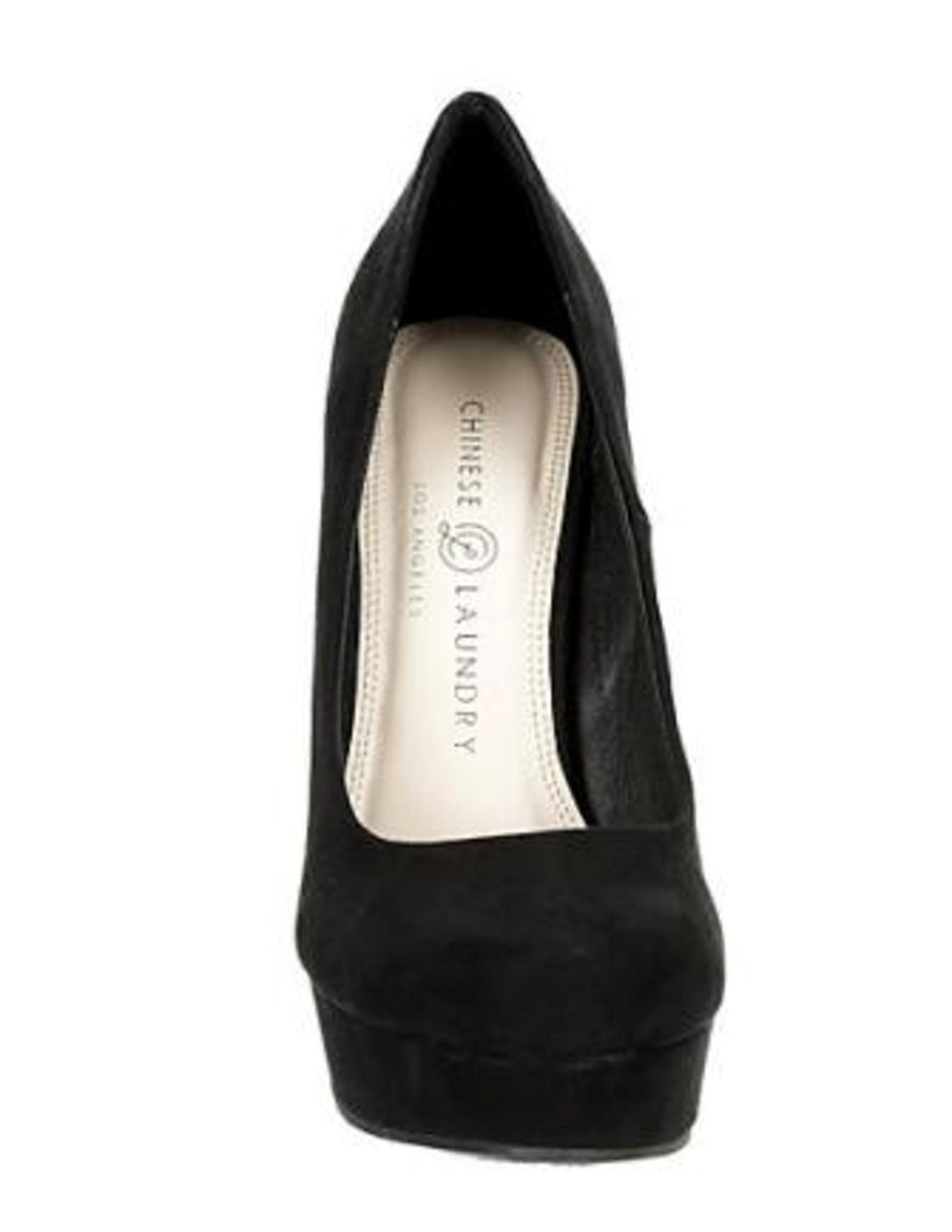 Shoes Chinese Laundry | Wow Micro Suede Pumps - Black