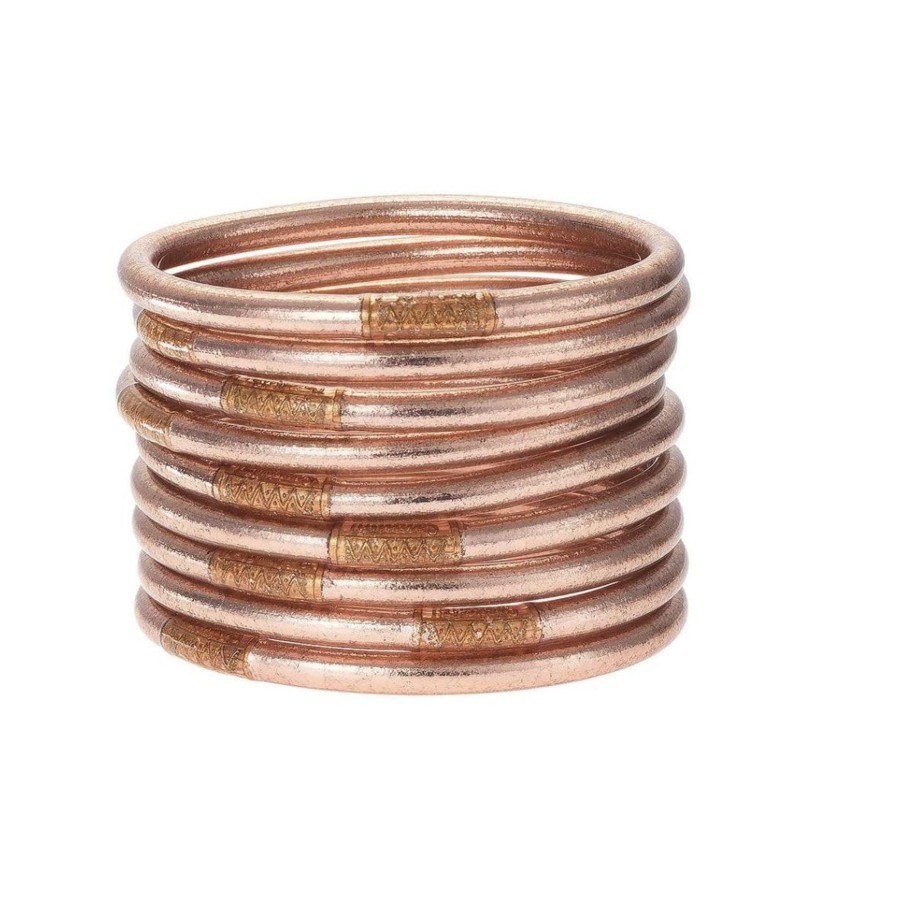 Clothing BuDhaGirl | Rose Gold All Weather Bangles