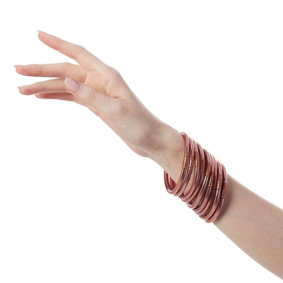 Clothing BuDhaGirl | Rose Gold All Weather Bangles