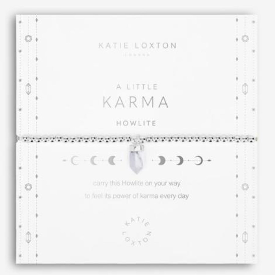 Clothing Katie Loxton | Affirmation Crystal A Little Karma Bracelet