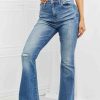 Clothing Trendsi | Risen Full Size Iris High Waisted Flare Jeans Medium