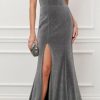 Formal Naria Anna | Metallic Mermaid Gown