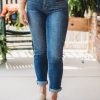 Clothing Judy Blue Jeans | Hi-Rise Bleach Splash Boyfriend