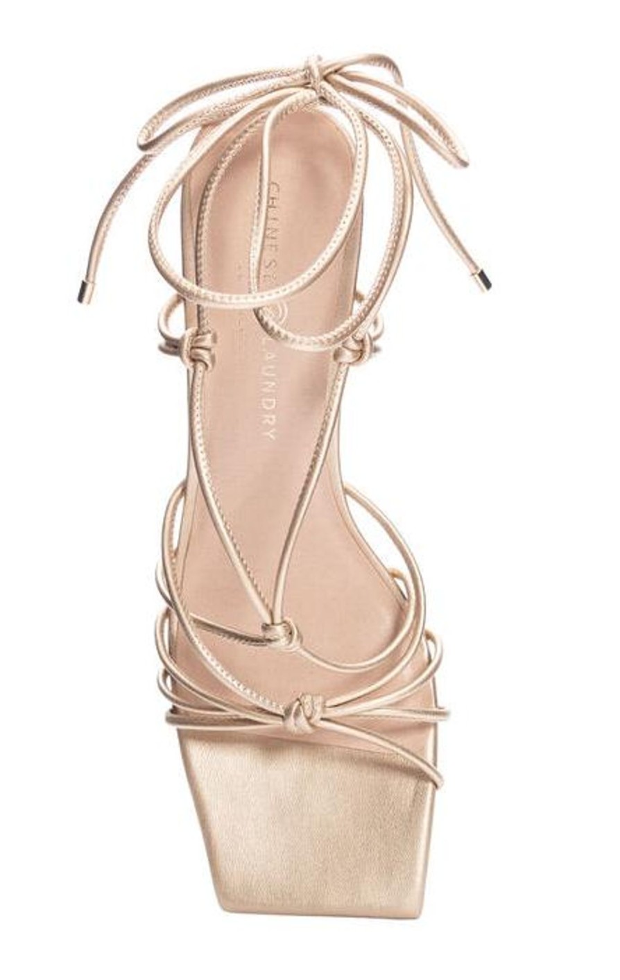 Clothing Chinese Laundry | Yita Strappy Heels - Lt Gold