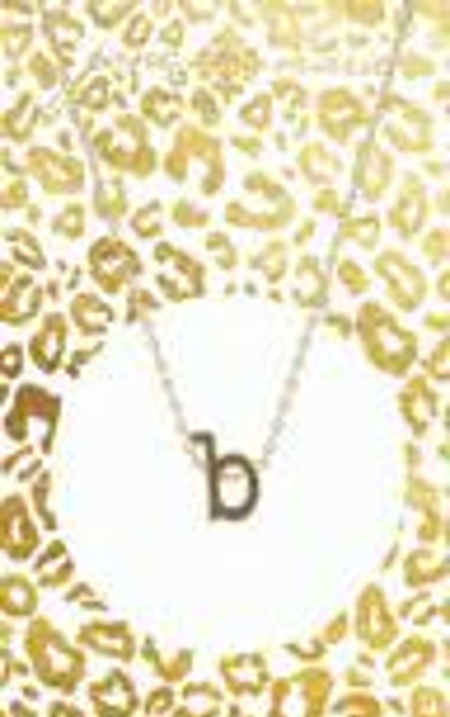 Accessories Jane Marie Necklaces | Jm 16" Gold Block Initial Necklace