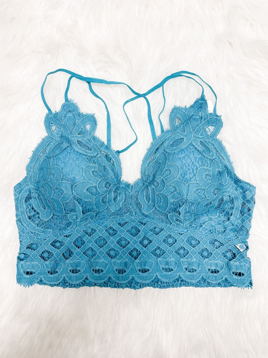 Clothing Anemone Bralettes | Bralette - Aqua