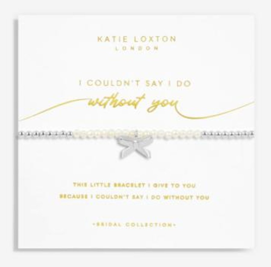 Formal Katie Loxton | Bridal Pearl Bracelet - Couldn'T Say I Do Without You