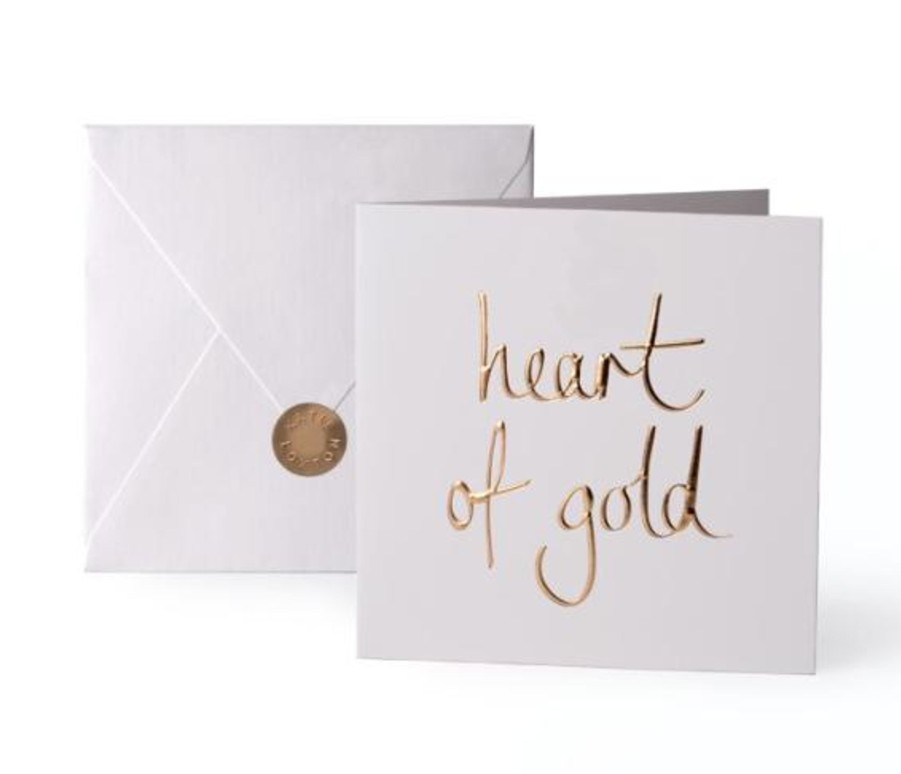 Accessories Katie Loxton | Heart Of Gold Greeting Card