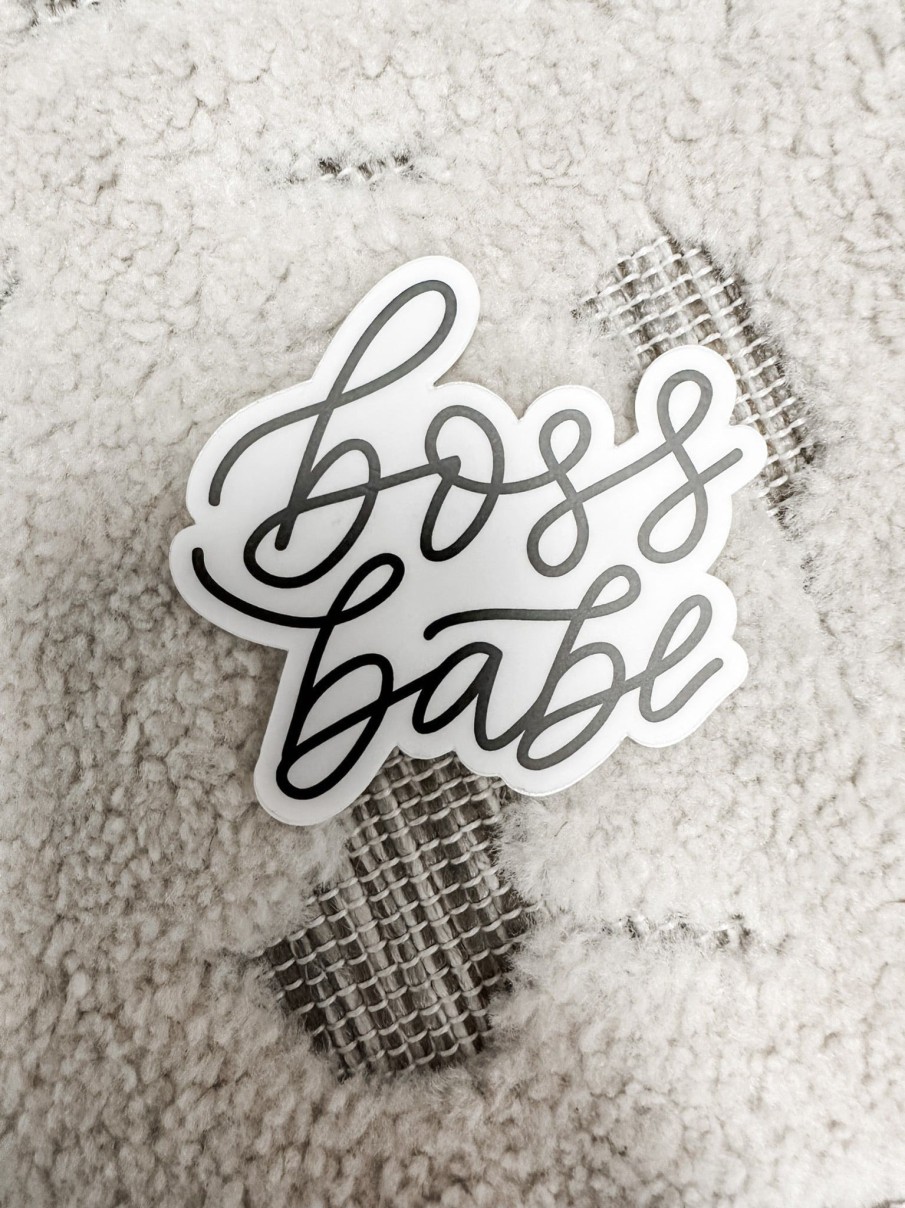 Accessories Market | Bossbabe Cursive Sticker