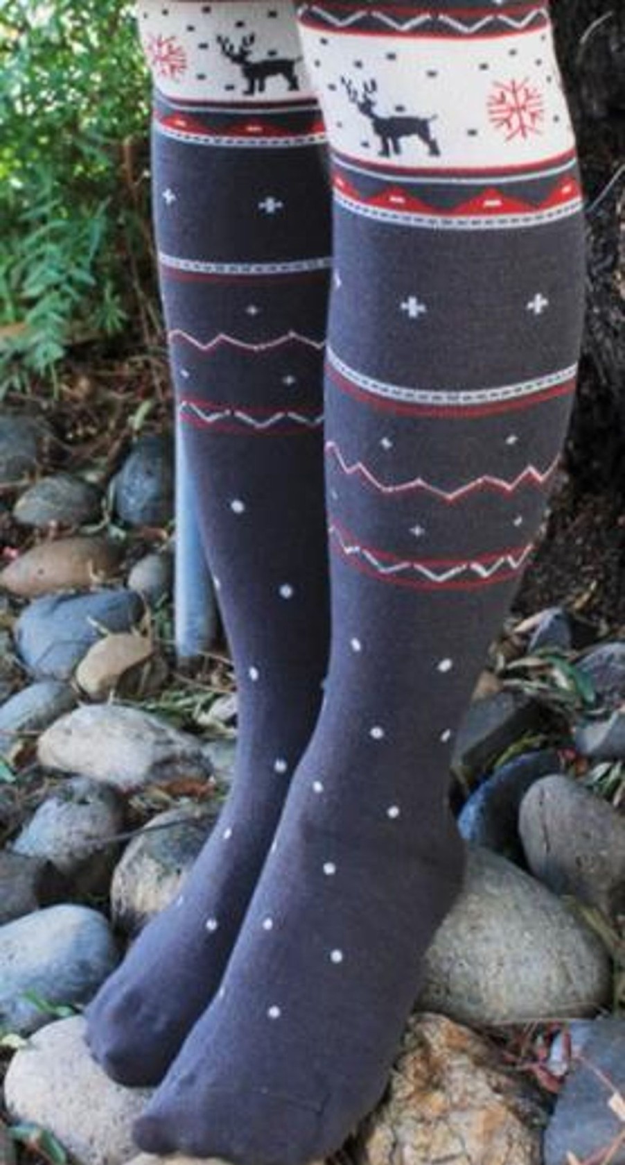 Clothing Tabbisocks | Reindeer Textured Tights