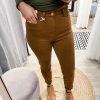 Clothing Judy Blue Jeans | High Waist Brown Slim Fit Jeans