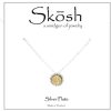 Clothing Skosh | Skosh Antique Silver Round Druzy Necklace