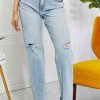 Clothing Trendsi | Vervet By Flying Monkey Full Size Allie 90'S Dad Jean Light