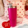 Clothing Zenana | 30Oz Stainless Steel Flip Straw Tumbler