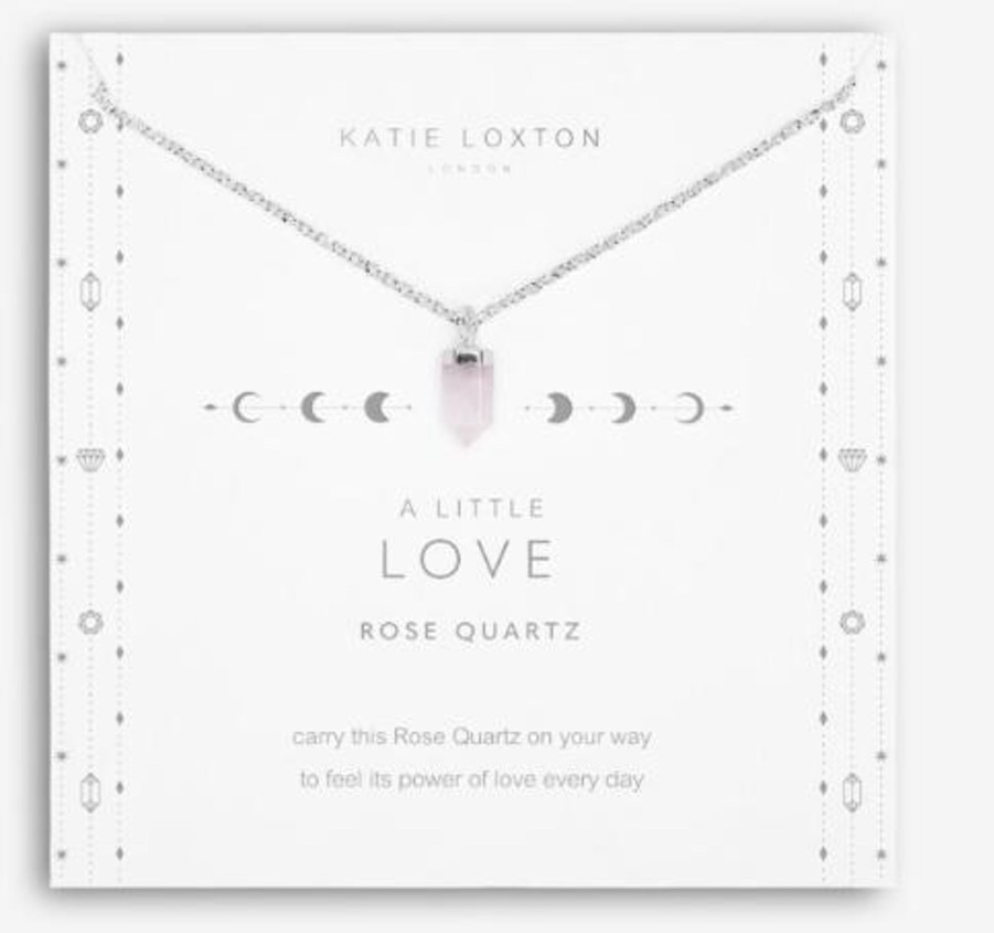 Accessories Katie Loxton Necklaces | Affirmation Crystal A Little Love Necklace