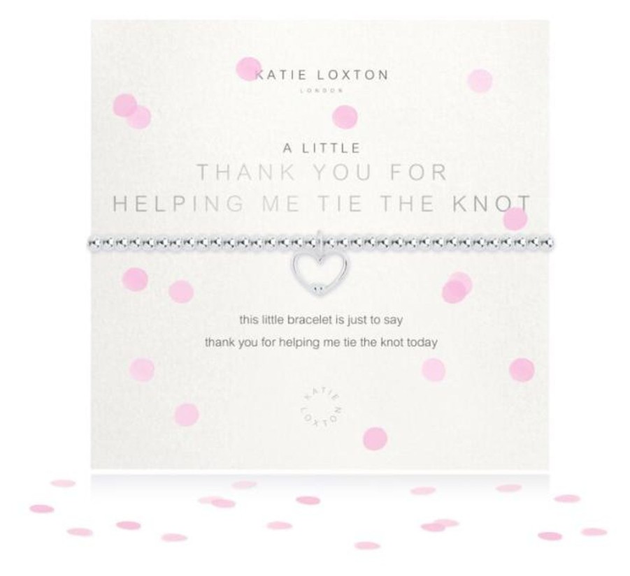 Formal Katie Loxton | Thank You For Helping Me Tie The Knot Bracelet