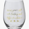 Accessories Lancaster Wholesale | Thanksgiving Wine Glass