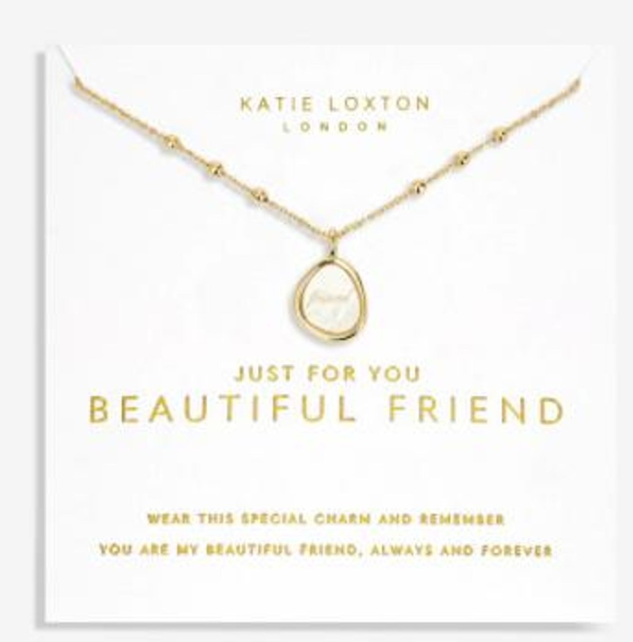 Accessories Katie Loxton Necklaces | My Moments - Just For You Beautiful Friend Necklace