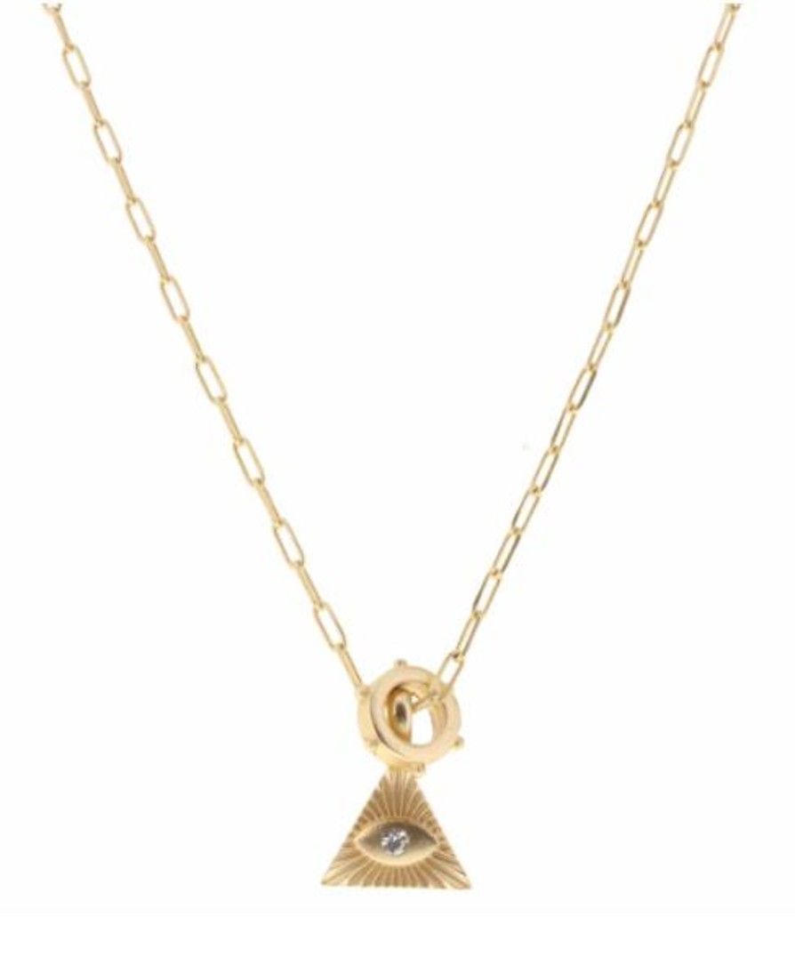 Clothing Jane Marie | Jm Seeing Eye & Gold Spacer Necklace