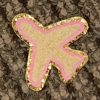 Accessories Market | Plane Glitter Varsity Patch