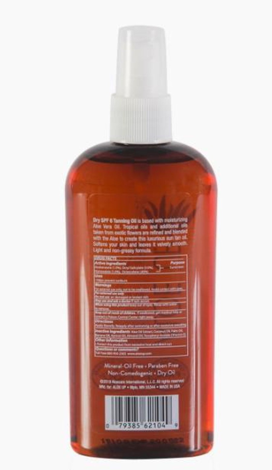 Clothing Aloe Up Sun & Skincare | Spf 6 Tanning Oil