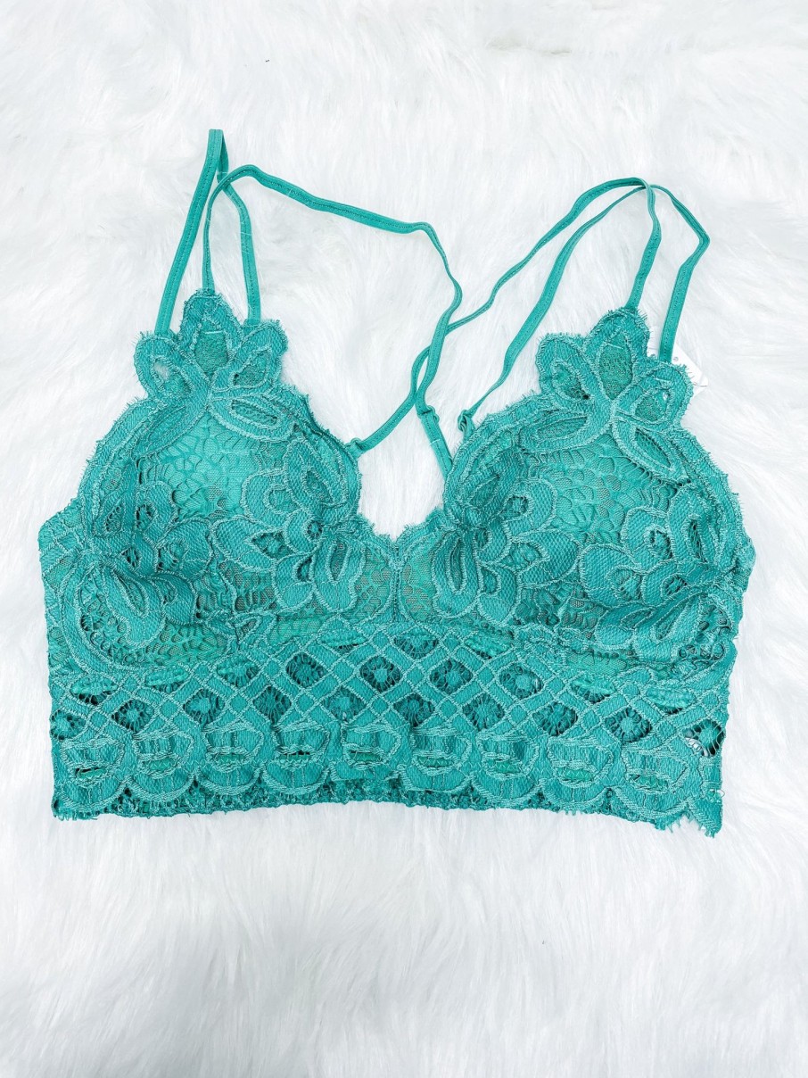 Clothing Anemone Bralettes | Bralette - Beryl Green