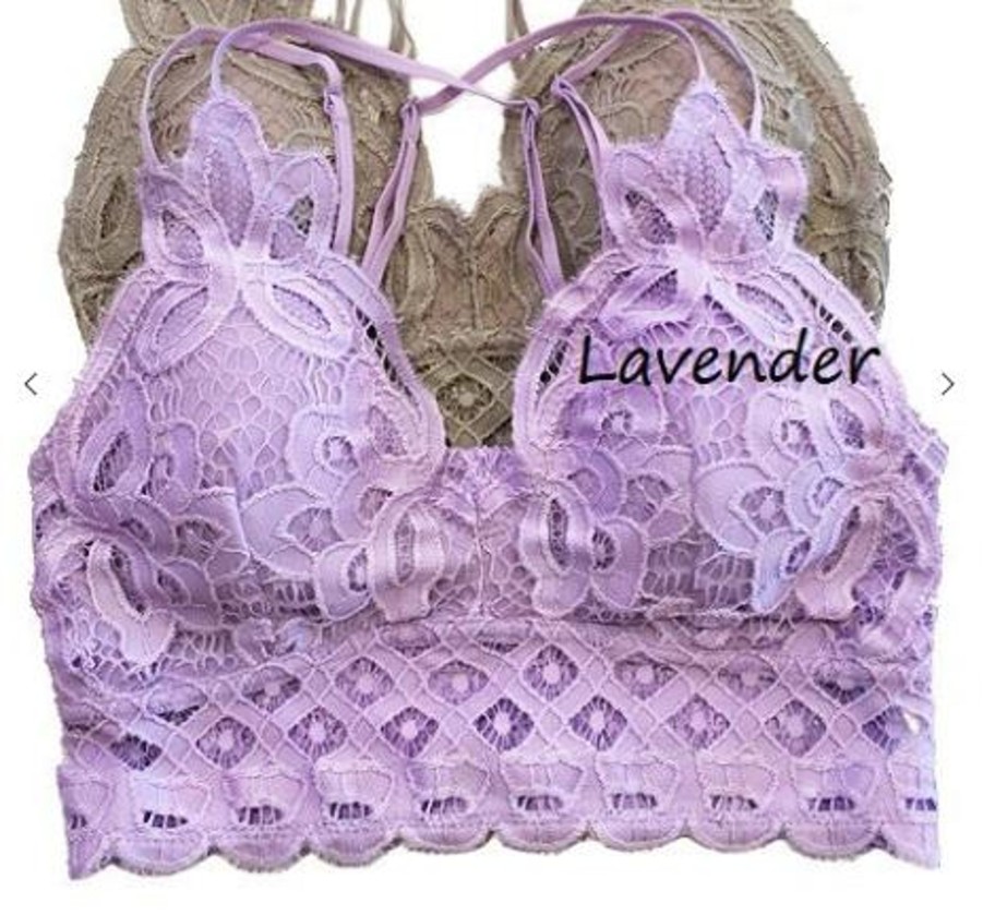 Clothing Anemone Bralettes | Bralette - Lavender