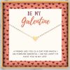 Clothing Queens Metal | Be My Galentine Necklace - Gold Heart Charm