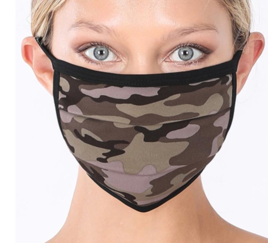 Clothing Zeanna | Camo Face Mask