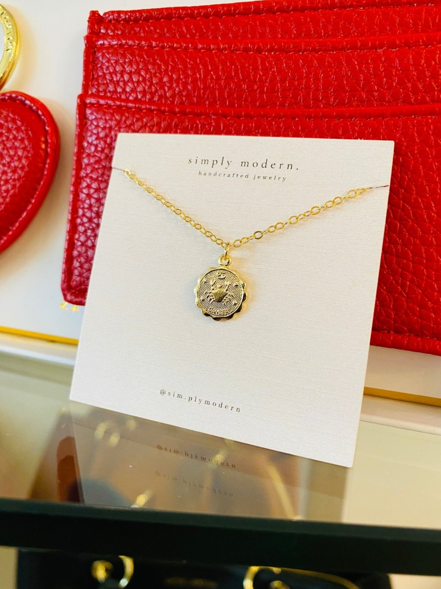 Clothing Simply Modern | Zodiac Charm Necklace