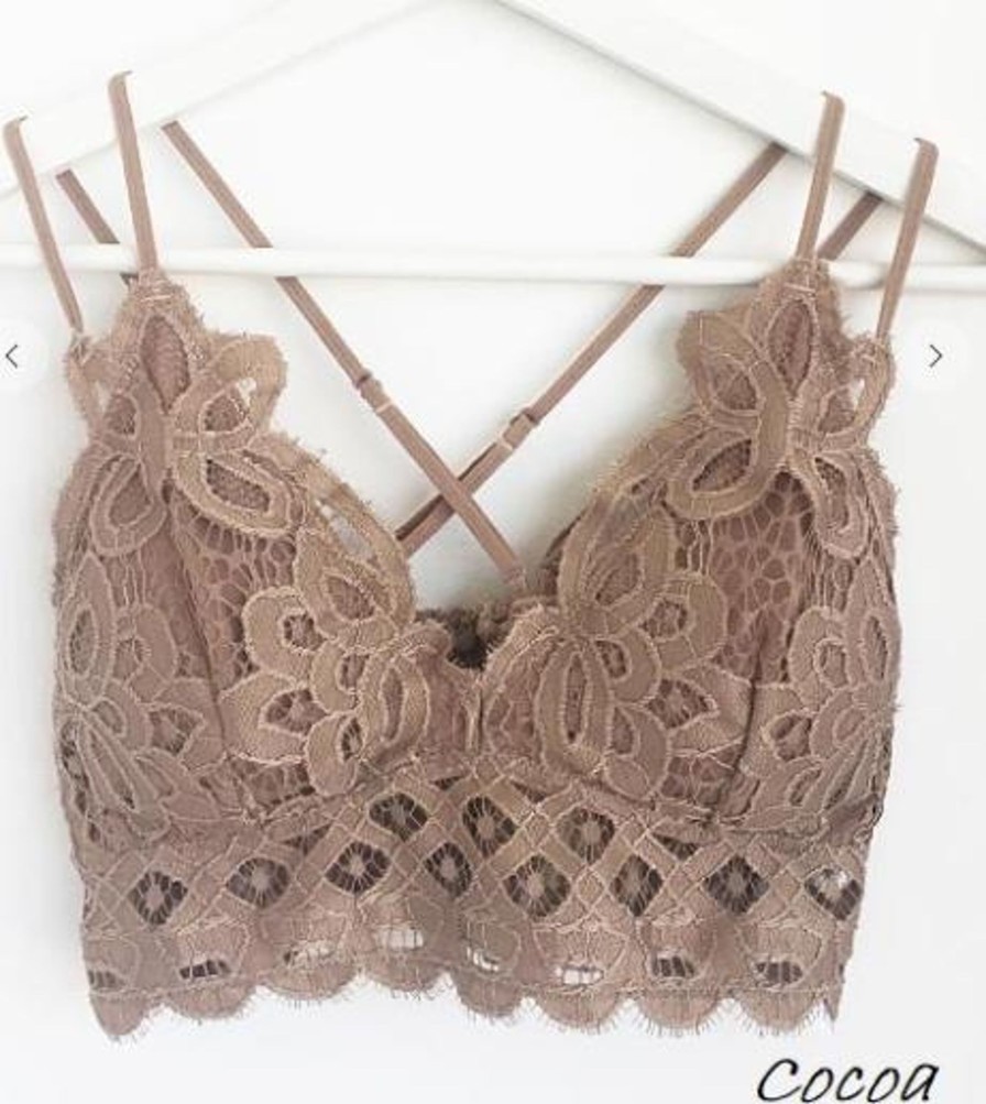 Clothing Anemone Bralettes | Bralette - Cocoa