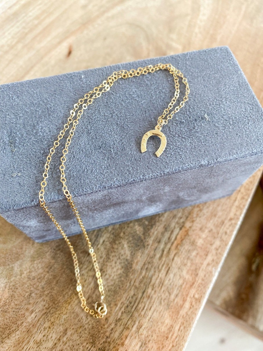 Clothing Simply Modern | Horseshoe Necklace Gold Filled