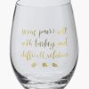 Clothing Lancaster Wholesale | Thanksgiving Wine Glass