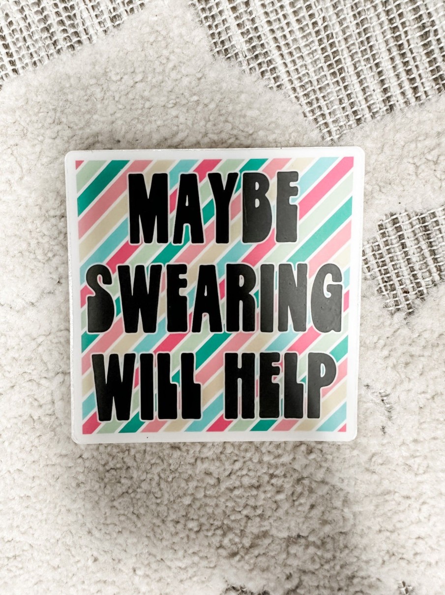 Accessories Market | Maybe Swearing Sticker