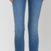 Clothing Flying MonNew | Flying Monkey High Rise Crop Skinny W/ Exposed Button Fly Jeans