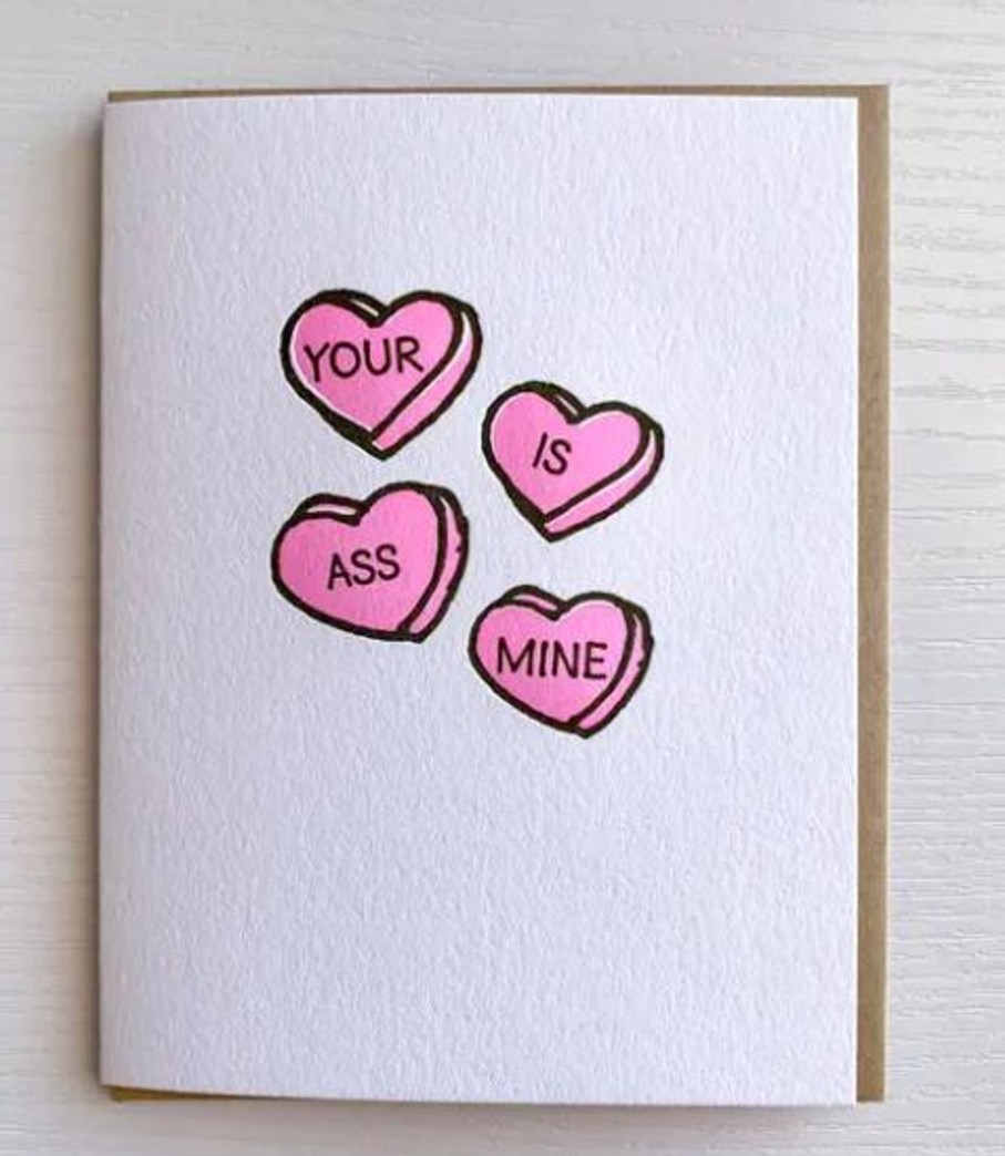 Accessories The Teal Antler Boutique | Your Ass Is Mine V-Day Card