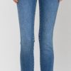 Clothing Flying MonOnline Jeans | Flying Monkey High Rise Crop Skinny W/ Exposed Button Fly Jeans