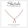 Clothing Skosh | Skosh Rose Gold Wishbone Necklace