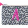 Accessories Jane Marie | Jm Kids Initial Leopard Pencil Bag