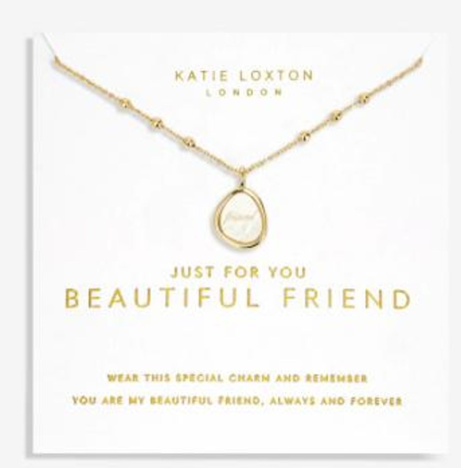 Clothing Katie Loxton | My Moments - Just For You Beautiful Friend Necklace