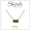 Clothing Skosh | Skosh Satin Gold Green Aventurine Necklace