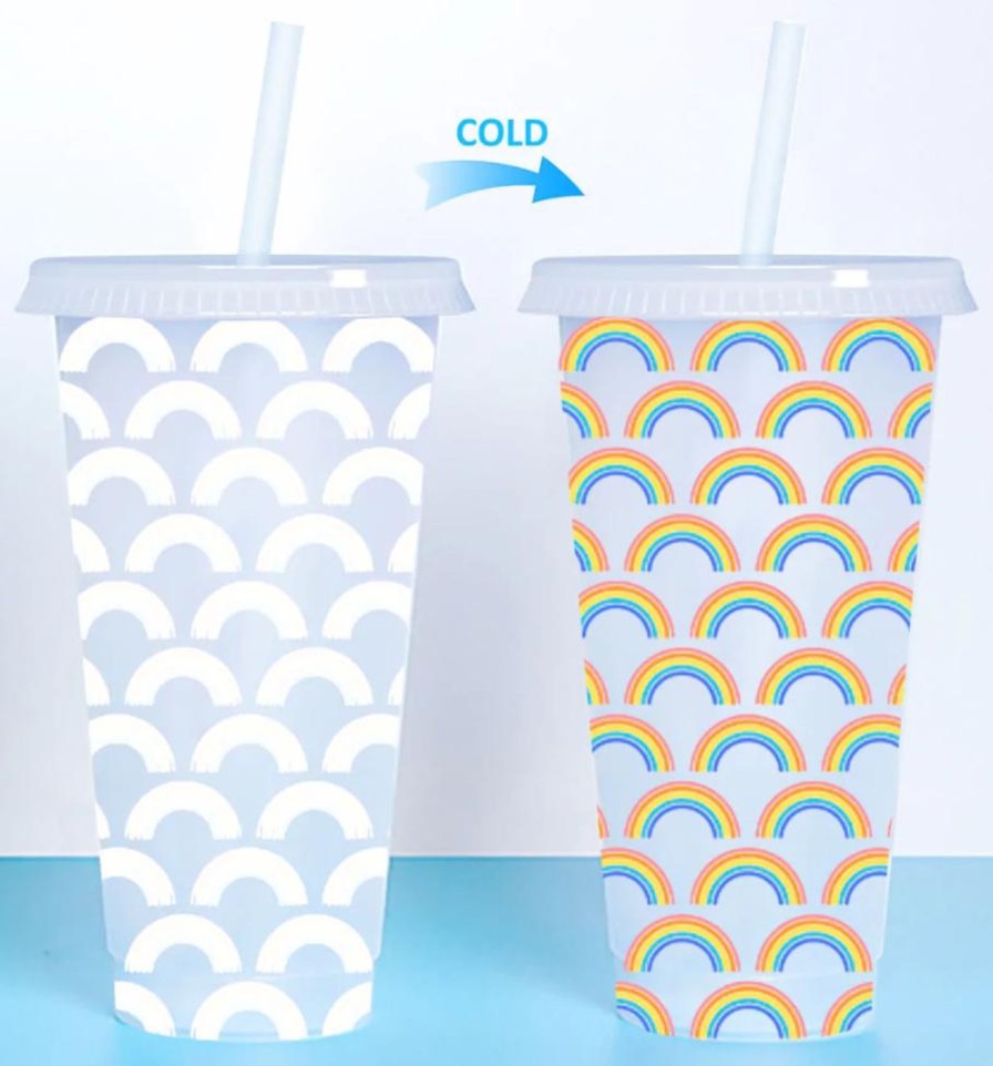 Accessories Beauty Stash | Color Changing Cups - Summer Collection