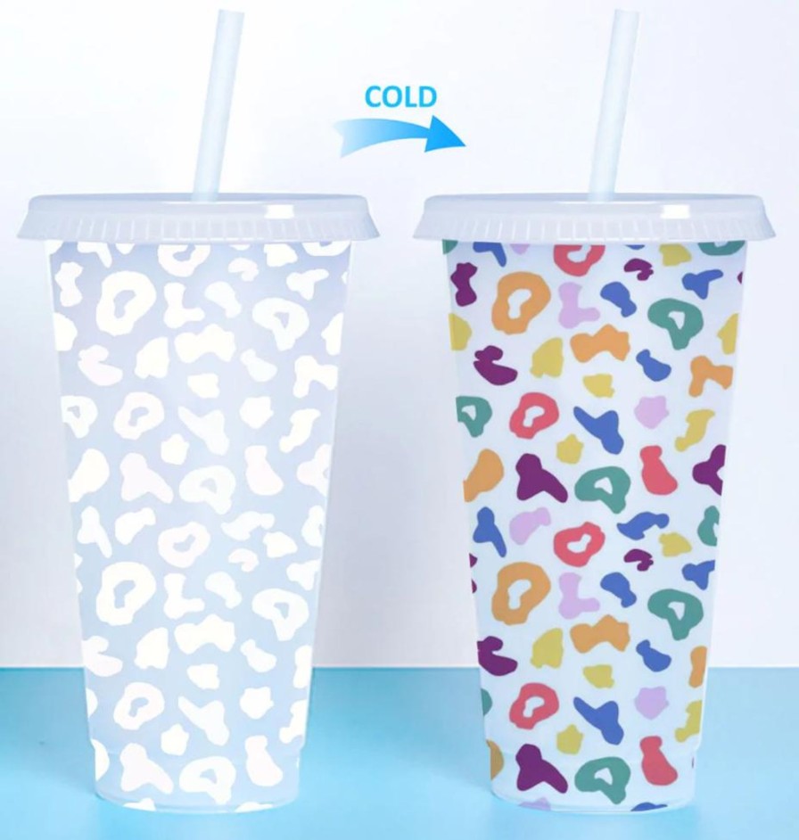 Accessories Beauty Stash | Color Changing Cups - Summer Collection