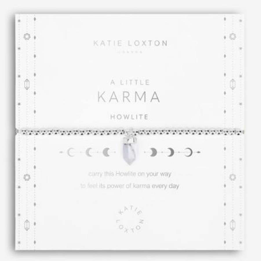 Accessories Katie Loxton | Affirmation Crystal A Little Karma Bracelet