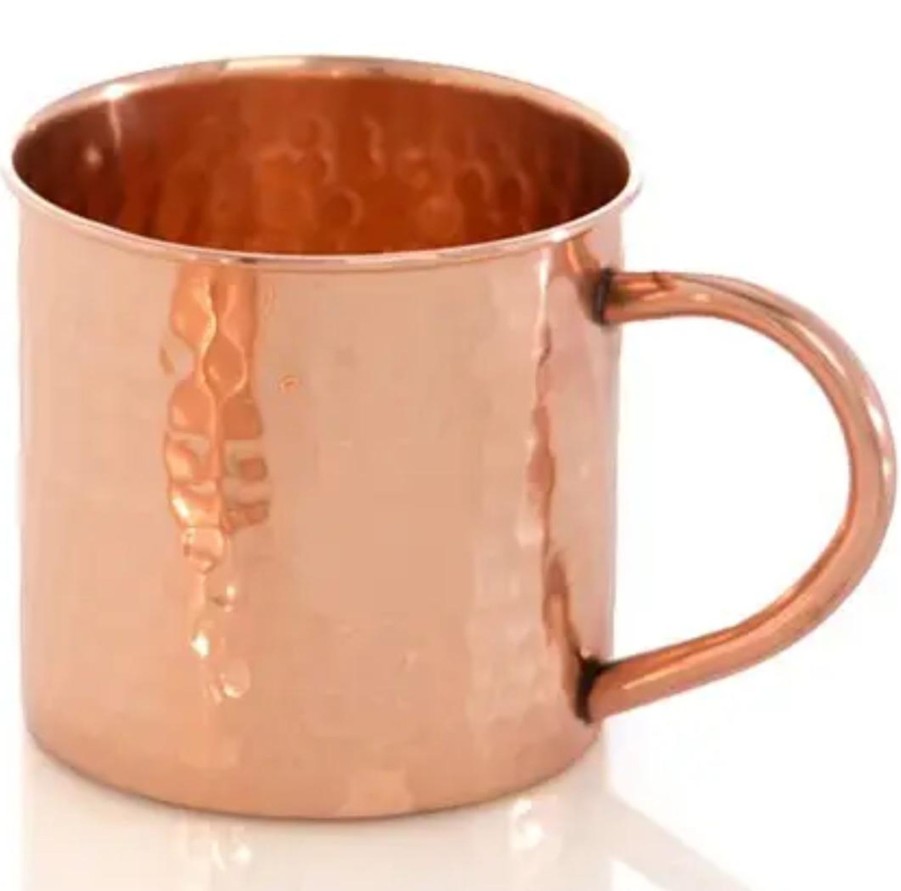 Accessories The Teal Antler Boutique | Boris Hammered Copper Mug