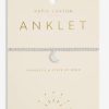 Clothing Katie Loxton | Anklet - Silver Moon