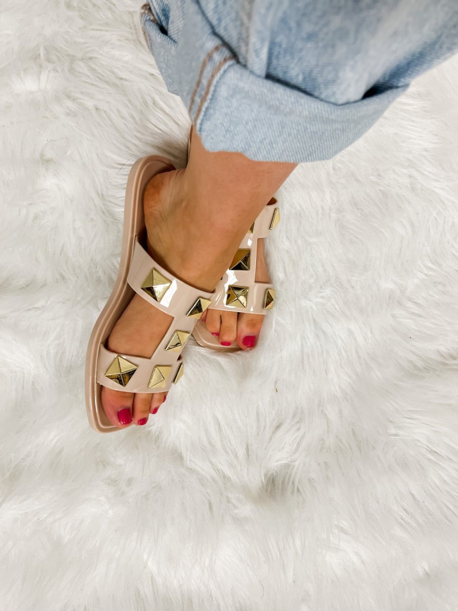 Clothing G-Stylez | Studded Jelly Sandal