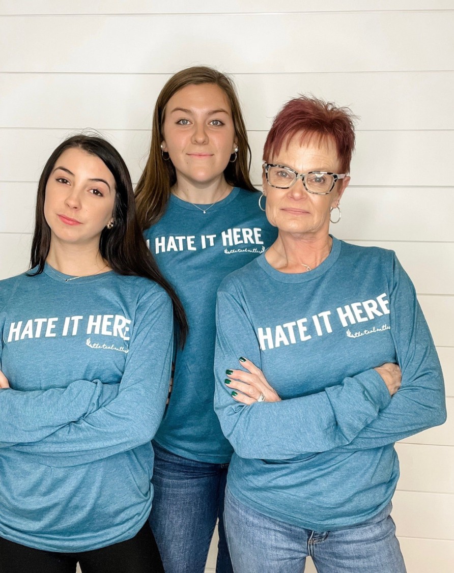 Clothing Shepard Designs | I Hate It Here - The Teal Antler